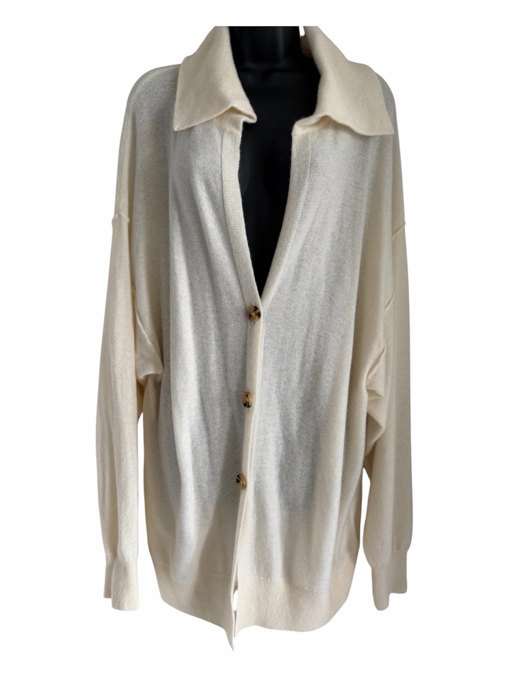 Free People Swim Too Deep Slouchy Cashmere Cardigan Size M